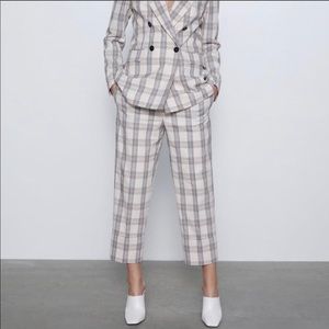 Zara Rustic Plaid Pants XS/S